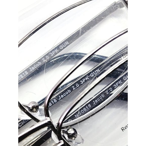 2018 CVS Health 3 Pair Value Pack +1.25 Jacob 2.0 Gun Metal Gray Reading Glasses - Picture 11 of 15
